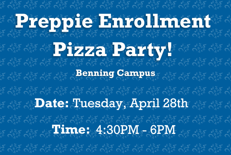 Preppie Enrollment Pizza Party! Anacostia Campus (1)